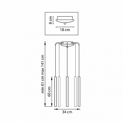 Подвесная люстра Lightstar Tubo L5T747343 400_400_1722274
