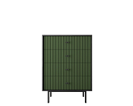 Комод вертикальный с четырьмя ящиками "Emerson" арт EM18/green/L 250_100_Array