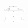 Встраиваемый светильник Elektrostandard Tetro 15277/LED 100_100_1414304