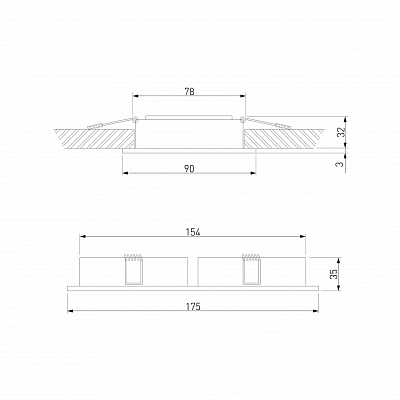 Встраиваемый светильник Elektrostandard Tetro 15277/LED 400_400_1414304