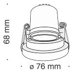 Встраиваемый светильник Technical DL040-L10G4K 250_100_3174264