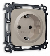 Розетка с заземлением, без рамки Ambrella Volt OMEGA MO366010 500_191_2307249