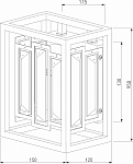 Накладной светильник Bogate's Cella 377/1 Strotskis 250_100_1883851