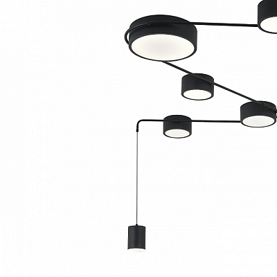Потолочная люстра Indigo Modulo 14028/7С Black 400_400_1972036
