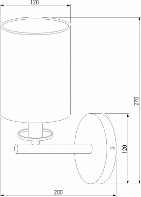 Бра Eurosvet Caprera 60146/1 латунь 400_400_2479544