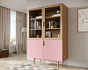 Буфет с двумя дверками "Line" LN11/GR1/pink 100_100_1346038