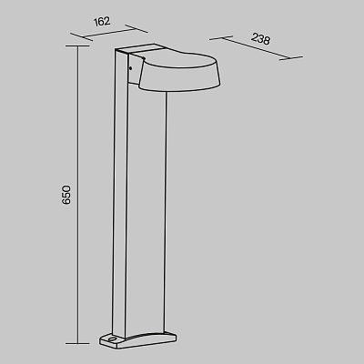 Ландшафтный светильник Outdoor O443FL-L12GF3K 400_400_817649