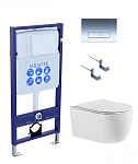 SET AQUATEK ЕВРОПА cmp016 (рама AQUATEK Standard INS-0000012, клавиша KDI-0000016, крепеж KKI-0000002+унитаз ЕВРОПА AQ1106-00 с тонким сиденьем sc) 250_100_2416849