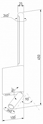 Бра с подсветкой Elektrostandard Sarca a066403 400_400_1776586