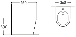 AQ1057-00 ВЕГА Биде подвесное 530*360*330 250_100_2408291
