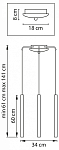 Подвесная люстра Lightstar Tubo L3T747337 250_100_3094048