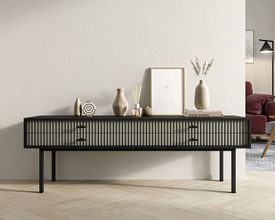 Консоль с двумя ящиками "Emerson" арт EM23/gray/L 400_400_1983422