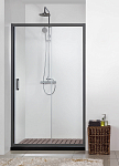 AQ ARI RA 10020BL Душевая дверь двухэлементная, раздвижная1000x2000 профиль черный, стекло прозрачное (AQ NAA 6121-100) 250_100_2407783