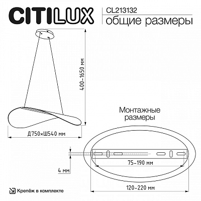 Подвесной светильник Citilux SKATT CL213132 400_400_1381065