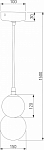 Подвесная люстра Eurosvet Polar 50251/1 LED белый 250_100_1812437