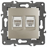 Розетка Ethernet RJ-45 без рамки Эра Эра Elegance 14-3108-04 500_191_2399945