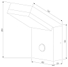 Накладной светильник Elektrostandard Sensor 1541 TECHNO LED 100_100_3078396
