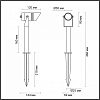 Наземный низкий светильник Odeon Light Stima 6648/6GL3 100_100_1730588