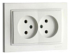 Розетка двойная Mono Electric Despina 102-252505-121 100_100_2162556