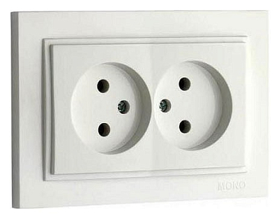 Розетка двойная Mono Electric Despina 102-252505-121 400_400_2162556