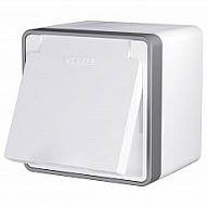 Розетка с заземлением и со шторками Werkel Gallant (белая) W5071201 500_191_2296769