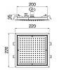 AD139/34CCR верхний душ 22х22 см 100_100_2407655