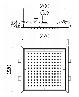 AD139/34CCR верхний душ 22х22 см 400_400_2407655