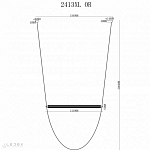 Подвесной светильник iLedex Rocks 2413XL OR 250_100_1991477