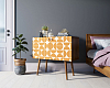 Комод на высоких ножках "Berber" малый принт 14 арт BB13/Print_14 100_100_1938642