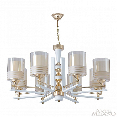 Подвесная люстра Arte Milano Florentia-6087 306087/8 Wh/Gd 400_400_2032745