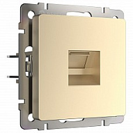 Розетка Ethernet RJ-45 без рамки Werkel шампань W1181011 500_191_2261396