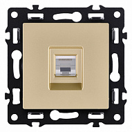 Розетка Ethernet RJ-45 без рамки Kollinger Asthetik AS-017GD 500_191_3118768