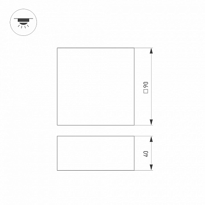 Светильник для потолка Грильято Arlight GRIGLIATO 038335 400_400_1897404