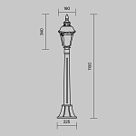 Ландшафтный светильник Outdoor O028FL-01BZ 250_100_2213026