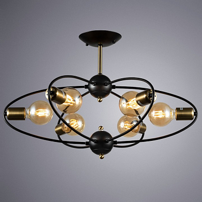 Люстра на штанге Arte Lamp Glasgow A1963PL-6BK 400_400_2676037