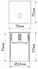 Встраиваемый светильник Arlight LT-GAP-S70x70-3W Warm3000 (WH, 30 deg) 025738 100_100_1887856