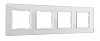Рамка на 4 поста Arte Milano am-503.14 503.14-4.silver 100_100_2305812