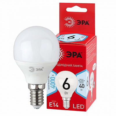 Лампа светодиодная Эра  E14 6Вт 4000K LED P45-6W-840-E14 R 400_400_2842520