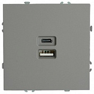 Розетка 2хUSB type A и C без рамки Stekker Эмили 49957 500_191_2301194