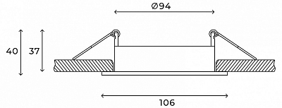 Встраиваемый светильник Hesby Lighting Core HSBL_0230 400_400_3106167