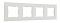 Рамка на 4 поста Arte Milano am-503.03 503.03-4.white