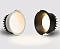 Встраиваемый светильник Italline IT08-8013 IT08-8013 white 3000K + IT08-8014 black
