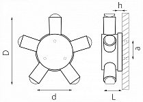 Накладной светильник Lightstar Dito 380653 250_100_1720759