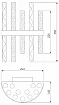 Накладной светильник Bogate's Hollis 368/2 250_100_1883811