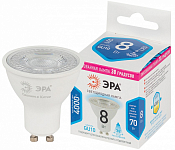 Лампа светодиодная Эра  GU10 8Вт 4000K LED Lense MR16-8W-840-GU10 250_100_2474634