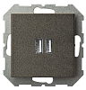 Розетка 2хUSB type A без рамки LIREGUS EPSILON 28-1136 100_100_2205012