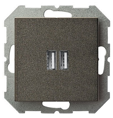 Розетка 2хUSB type A без рамки LIREGUS EPSILON 28-1136 400_400_2205012
