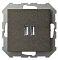 Розетка 2хUSB type A без рамки LIREGUS EPSILON 28-1136
