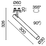 Встраиваемый светильник Technical C141RS-L300-6W3K-W 250_100_Array