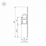 Профиль для плинтусов Arlight ARH-PLINTUS 038550 250_100_1897199